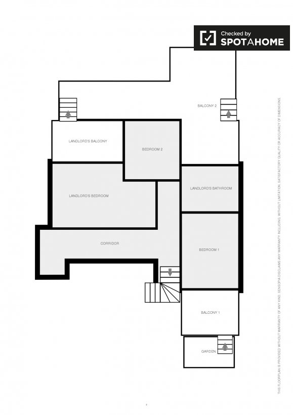 Stanze in affitto in una grande casa con 3 camere da letto a torre ... Planimetria di una casa