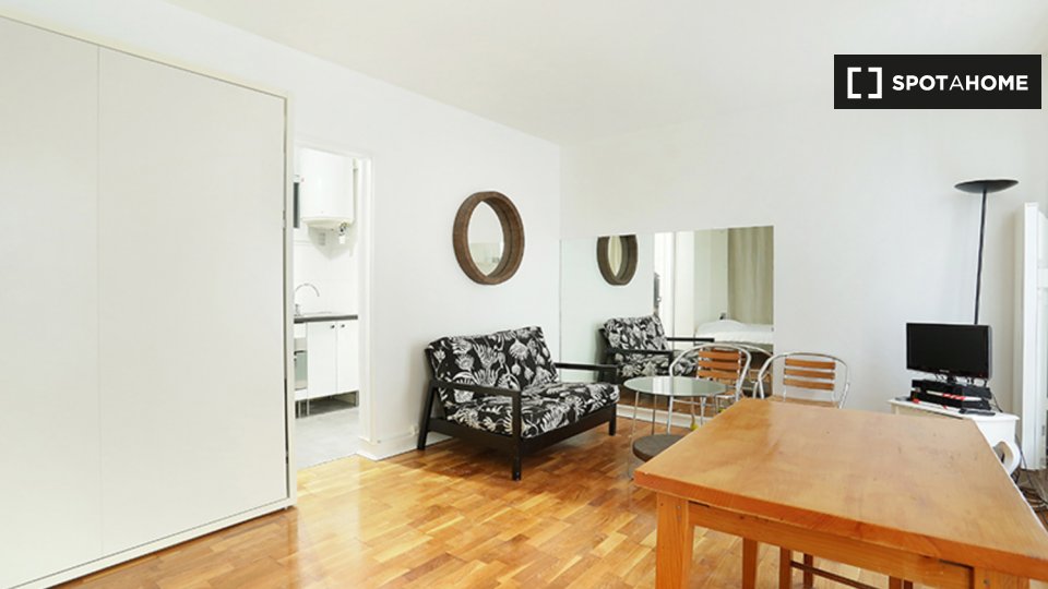 Studio apartment for rent in 17th arrondissement, Paris (ref 413069