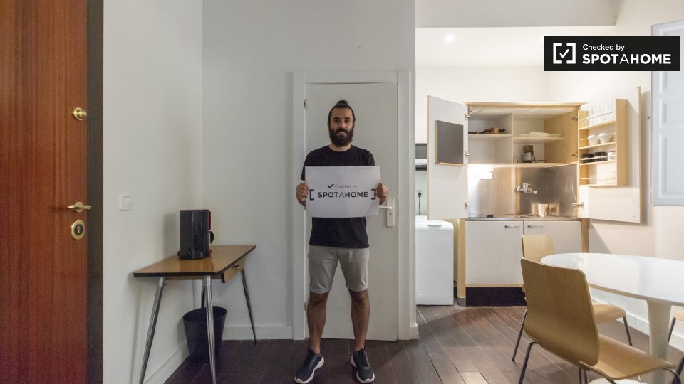 Moderno apartamento de 1 dormitorio en alquiler en Centro, Madrid (ref