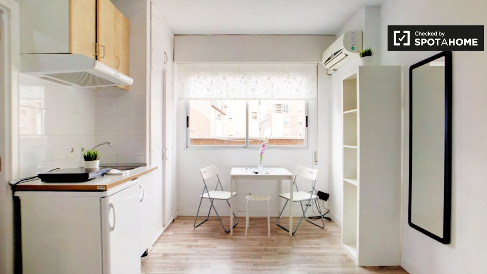 Bright studio apartment for rent in Moncloa, Madrid (ref 268654) Spotahome