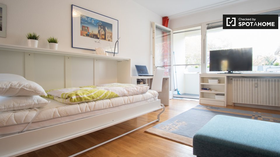 Bright studio apartment for rent in Nord Steglitz, Berlin (ref 263104