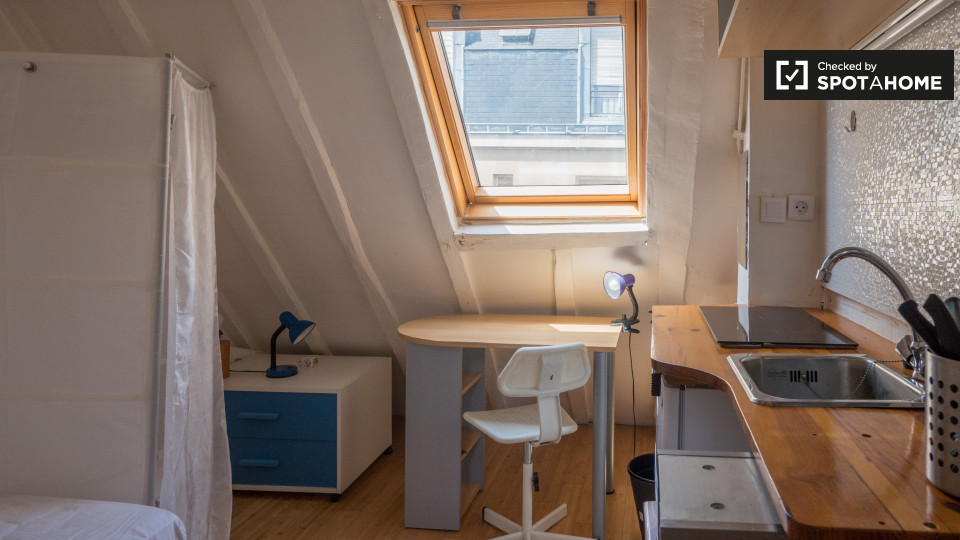Cosy studio apartment for rent in 4th arrondissement, Paris (ref