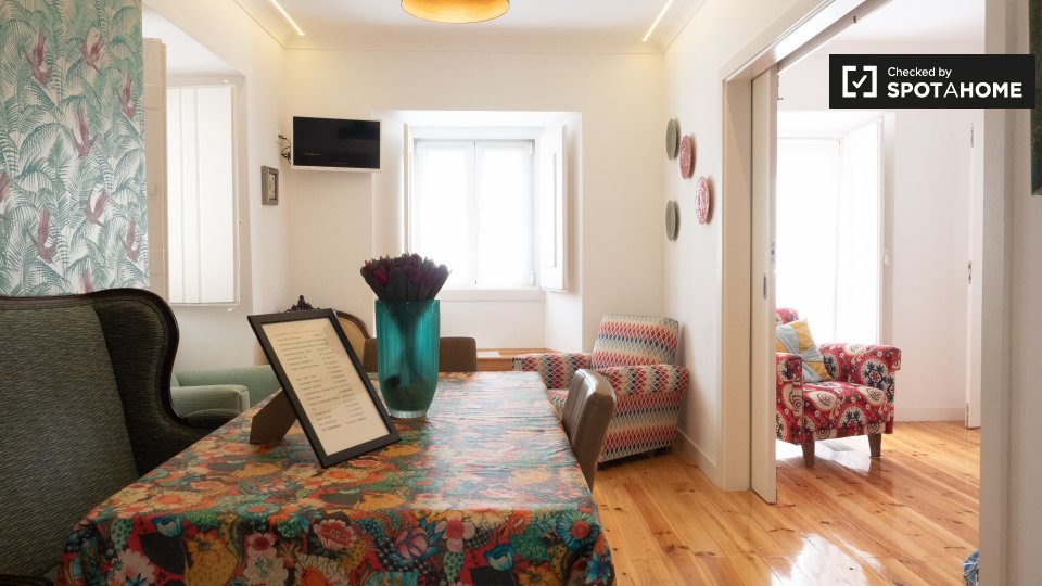 Furnished 2bedroom apartment for rent in Estrela, Lisbon (ref 359399