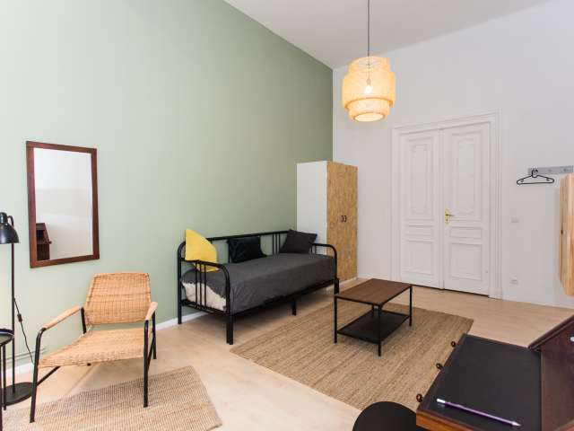 Charmantes Zimmer zur Miete in einer Wohnung mit 7 Schlafzimmern, Mitte