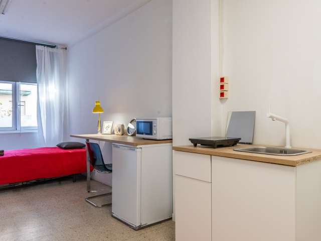 Studio apartment for rent in Vila Olímpica, Barcelona