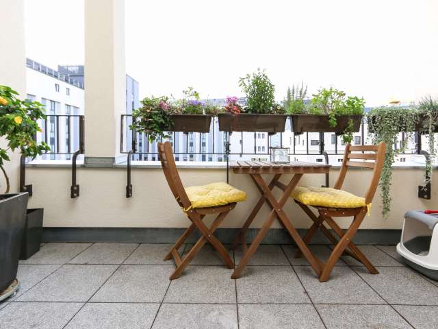 Moderne Wohnung mit 1 Schlafzimmer in Berlin zu vermieten