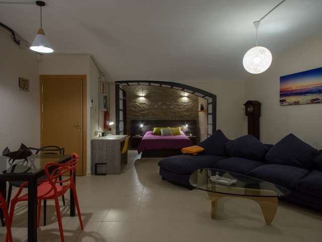 Modern studio apartment for rent in Sants, Barcelona