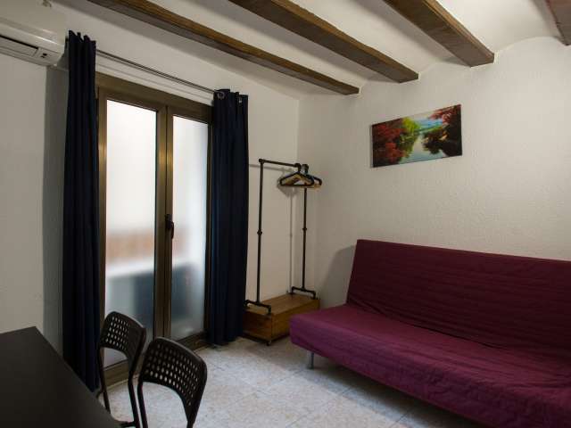 Studio apartment for rent in El Raval, Barcelona