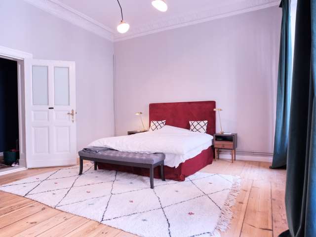 Geräumiges Zimmer zur Miete in 5-Bett-Wohnung in Mitte, Berlin