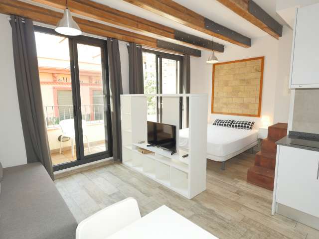 Great studio apartment for rent in Sants, Barcelona