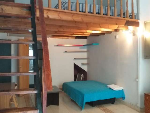 Studio apartment for rent in Can Baró, Barcelona