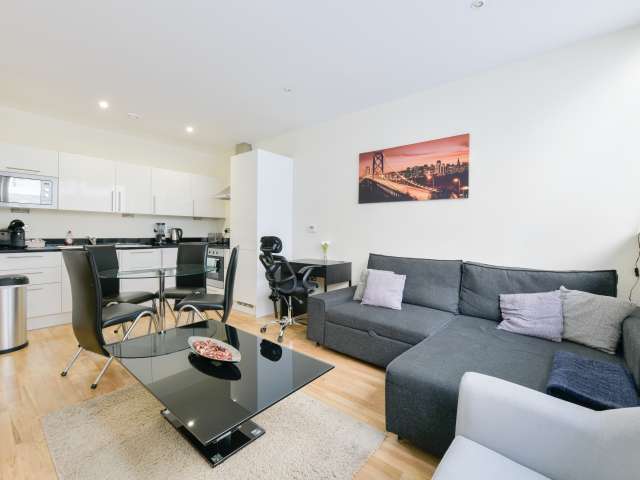 Chic 1-bedroom apartment to rent in Tower Hamlets, London