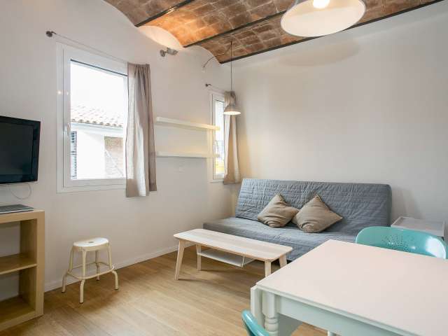 Airy studio apartment for rent in Barceloneta, Barcelona