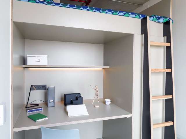 Modern studio apartment for rent in Poblenou, Barcelona