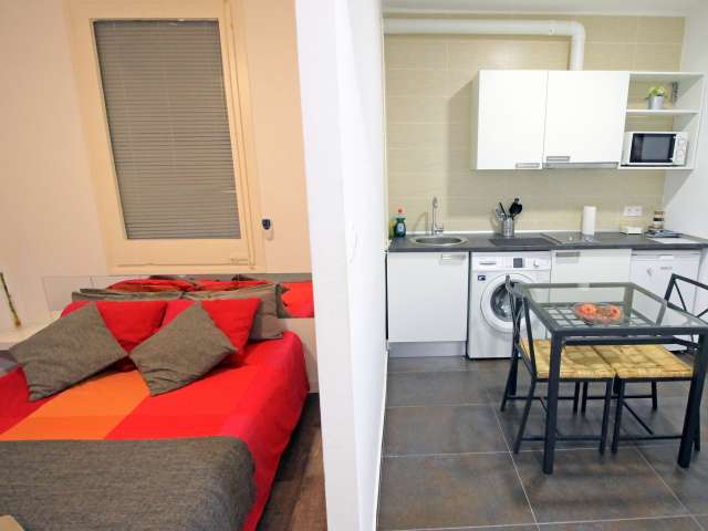 Cozy studio apartment for rent in Poblenou, Barcelona