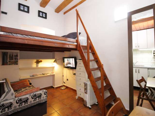 Studio apartment for rent in El Raval, Barcelona