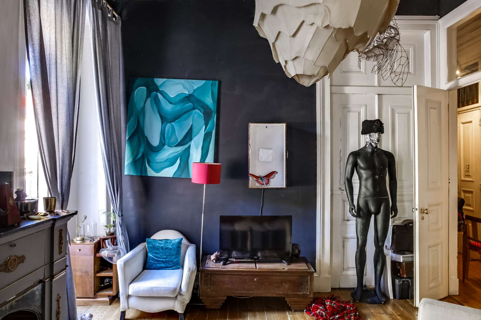 Single Bed in Rooms for rent in 6-bedroom apartment in Estrela