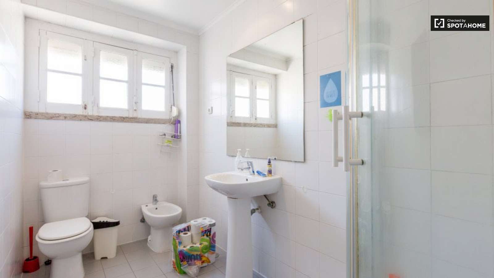 Quarto duplo para estudantes nas águas livres