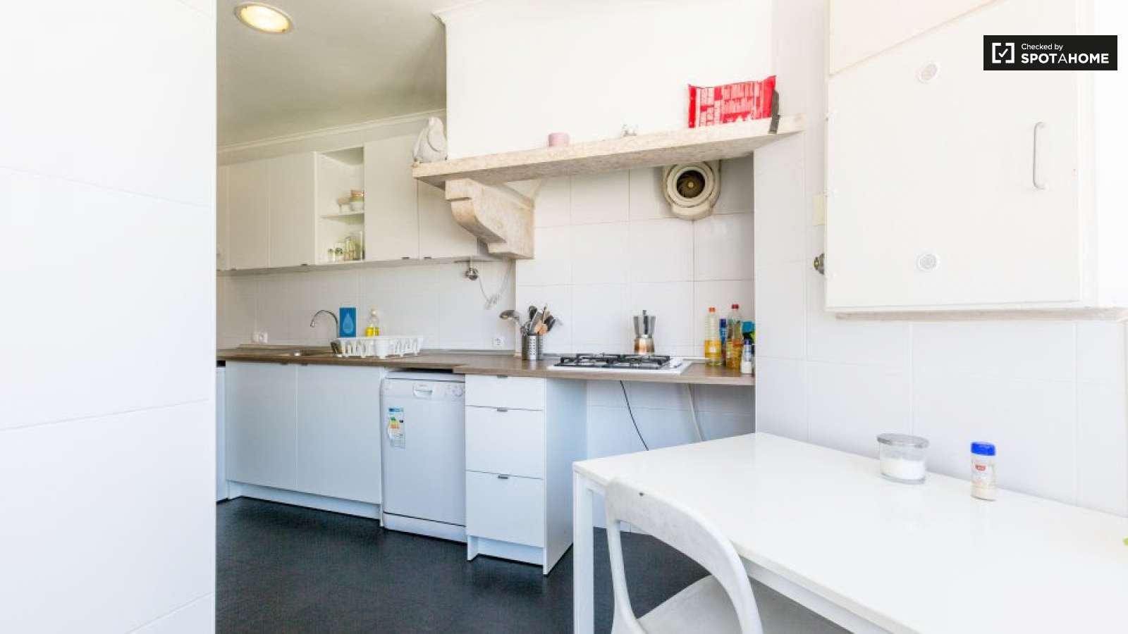 Quarto duplo para estudantes nas águas livres