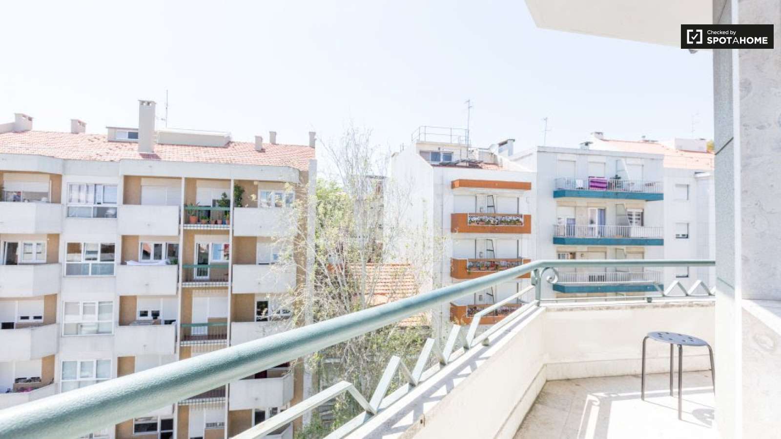 Quarto duplo para estudantes nas águas livres