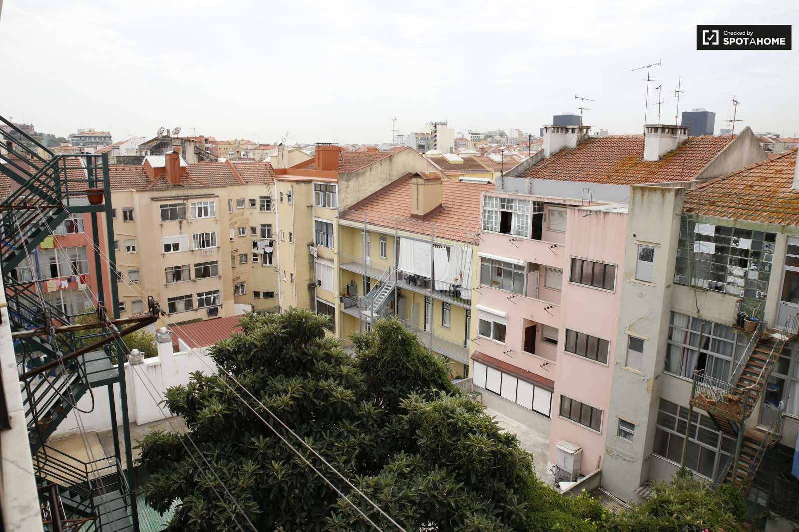 Double bed in Rooms for rent in 2-bedroom apartment in Alameda