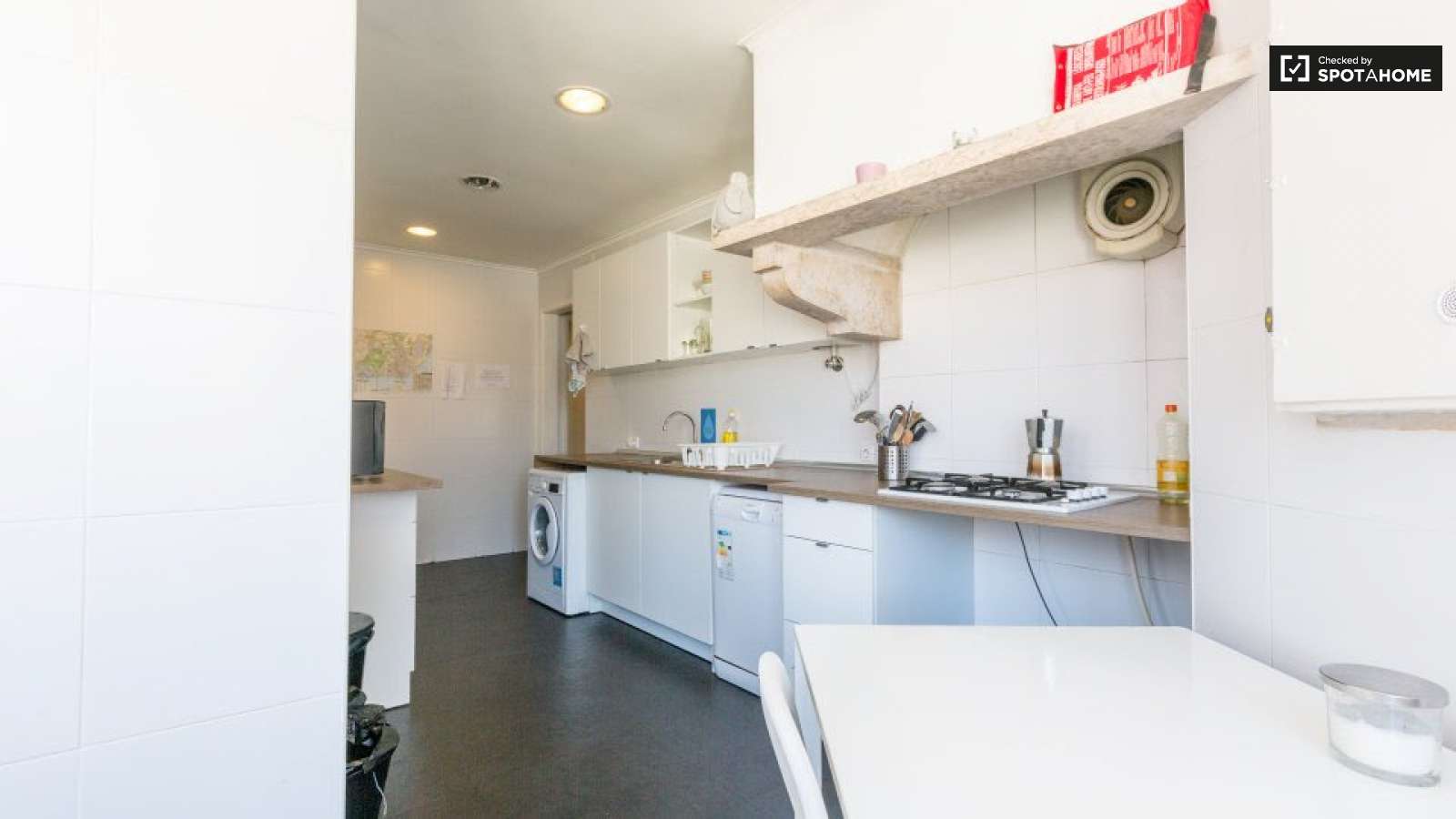 Quarto duplo para estudantes nas águas livres