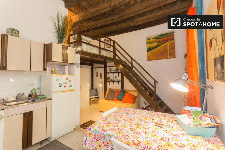 Studio Apartment With Mezzanine modern studio apartment with for rent in solari, milan | spotahome Studio Apartment With Mezzanine modern studio apartment with for rent in solari, milan | spotahome